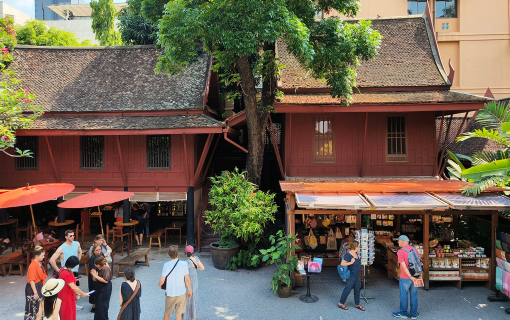 Walking Through Thai Art, Silk, and History